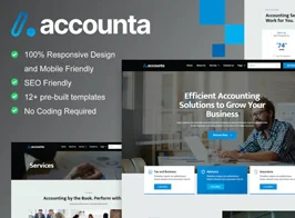 Accounta – Accounting Firm Elementor Template Kit