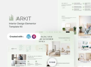 Aarkit – Interior Design Elementor Template Kit