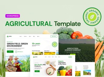 Agria – Agriculture Company Elementor Pro Template Kit