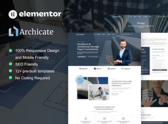 Archicate – Architecture & Construction Consultants Elementor Pro Template Kit