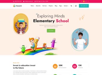 Ascen – Childcare & Kids Education WordPress Theme