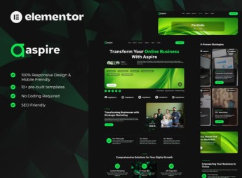 Aspire – SEO & Digital Marketing Elementor Template Kit