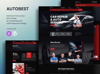 Autobest Car Repair & Auto Service Elementor Template Kit
