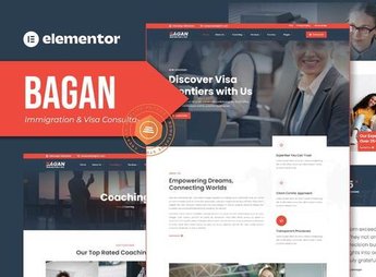 Bagan – Immigration & Visa Consulting Elementor Template Kit