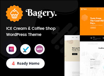 Bagery – Ice Cream Shop WordPress Theme