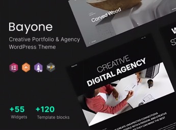 Bayone – Creative Agency & Portfolio WordPress Theme