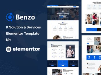 Benzo – It Solution & Services Elementor Template Kit