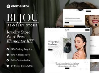 Bijou – Jewelry Store Elementor Pro Template Kit