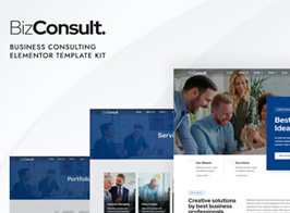 Bizconsult – Business Consulting Elementor Template Kit