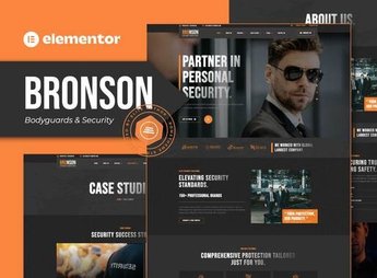 Bronson – Bodyguards & Security Agency Elementor Template Kit