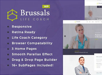 Brussals – Personal Development Coach WordPress Theme