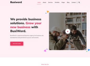 Buxiword – Digital Agency WordPress Theme