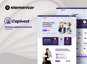 Capivest – Venture Capital Investment Elementor Template Kit