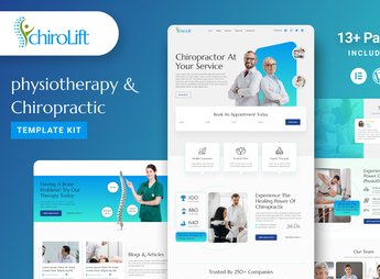 Chirolift – Physiotherapy & Chiropractic Elementor Template Kit
