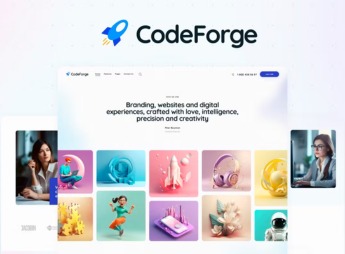 CodeForge – IT Company WordPress Theme