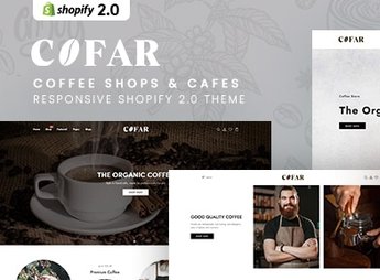 Cofar – Coffee Shops & Cafes Shopify 2.0 Theme