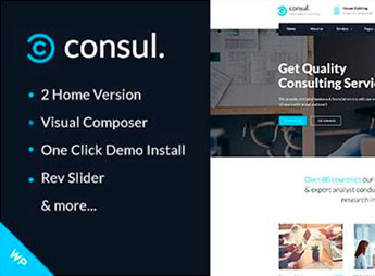 Consul – Professional Services WordPress Theme