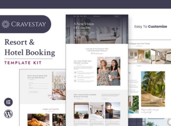 Cravestay – Luxury Hotel & Resort Elementor Template Kit