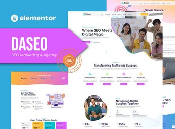 Daseo – SEO Marketing & Agency Elementor Pro Template Kit
