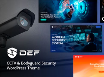Def — CCTV & Bodyguard Security WordPress Theme