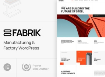 Fabrik – Manufacturing & Factory WordPress Theme