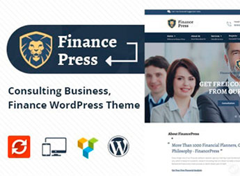 Finance Press – Consulting Business WordPress Theme