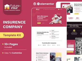 Future Insur – Insurance Company Elementor Template Kit