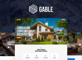 Gable – Construction & Building WordPress Theme