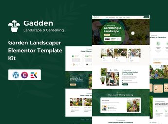 Gadden – Garden & Landscaping Elementor Template Kit