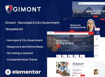 Gimont – Municipal & City Government Template Kit
