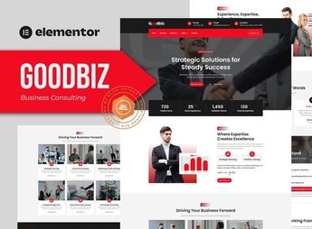 Goodbiz – Business Consulting Elementor Template Kit
