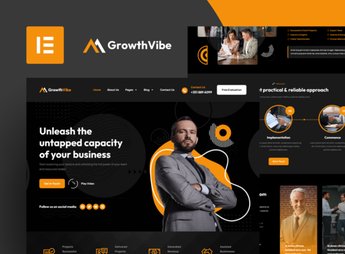 Growth Vibe – Business Consulting Elementor Template Kit