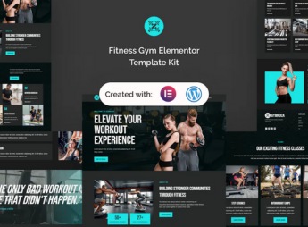 Gymrock – Fitness Gym Elementor Template Kit