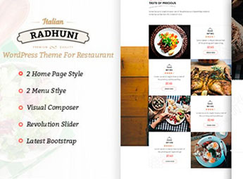 Italian Radhuni – Food & Resturant WordPress Theme