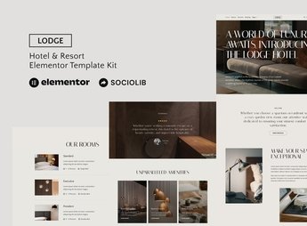 Lodge – Hotel & Resort Elementor Template Kit