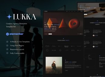Lukka – Creative Agency Elementor Template Kit