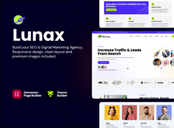 Lunax – Digital Marketing Agency & SEO WordPress Theme