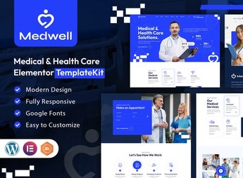 Medwell – Medical & Health Care Elementor Template Kit