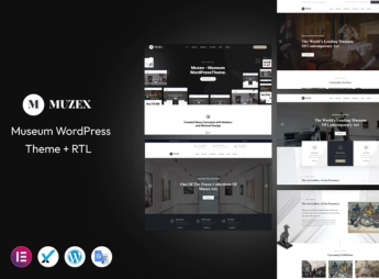 Muzex – Museum WordPress Theme + RTL