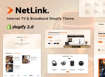 Netlink – CCTV, Broadband Services, Internet & Satellite Shopify Theme