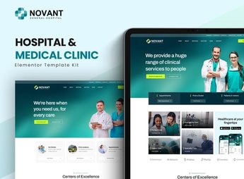 Novant – Hospital & Medical Clinic Elementor Template Kit