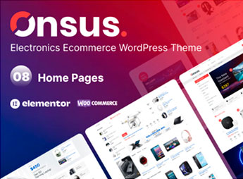 Onsus – Electronics E-commerce WordPress Theme