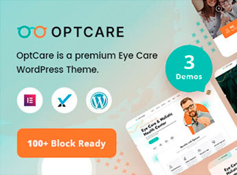 Optcare – Eye Care WordPress Theme +RTL