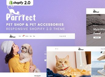 Parrfect – Pet Shop & Pet Accessories Responsive Shopify 2.0 Theme