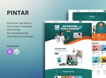 Pintar – Online Courses Elementor Template Kit