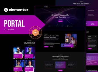 Portal – IT Company Elementor Template Kit