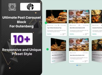 BWD Post Carousel Block For Gutenberg