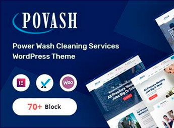 Povash – Power Wash WordPress Theme + RTL