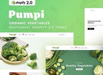 Pumpi – Organic Vegetables Responsive Shopify 2.0 Theme