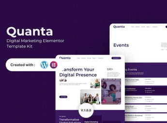 Quanta – Digital Marketing Elementor Template Kit